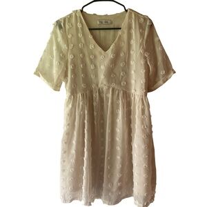 Grace Karin Elegant Cream Dress